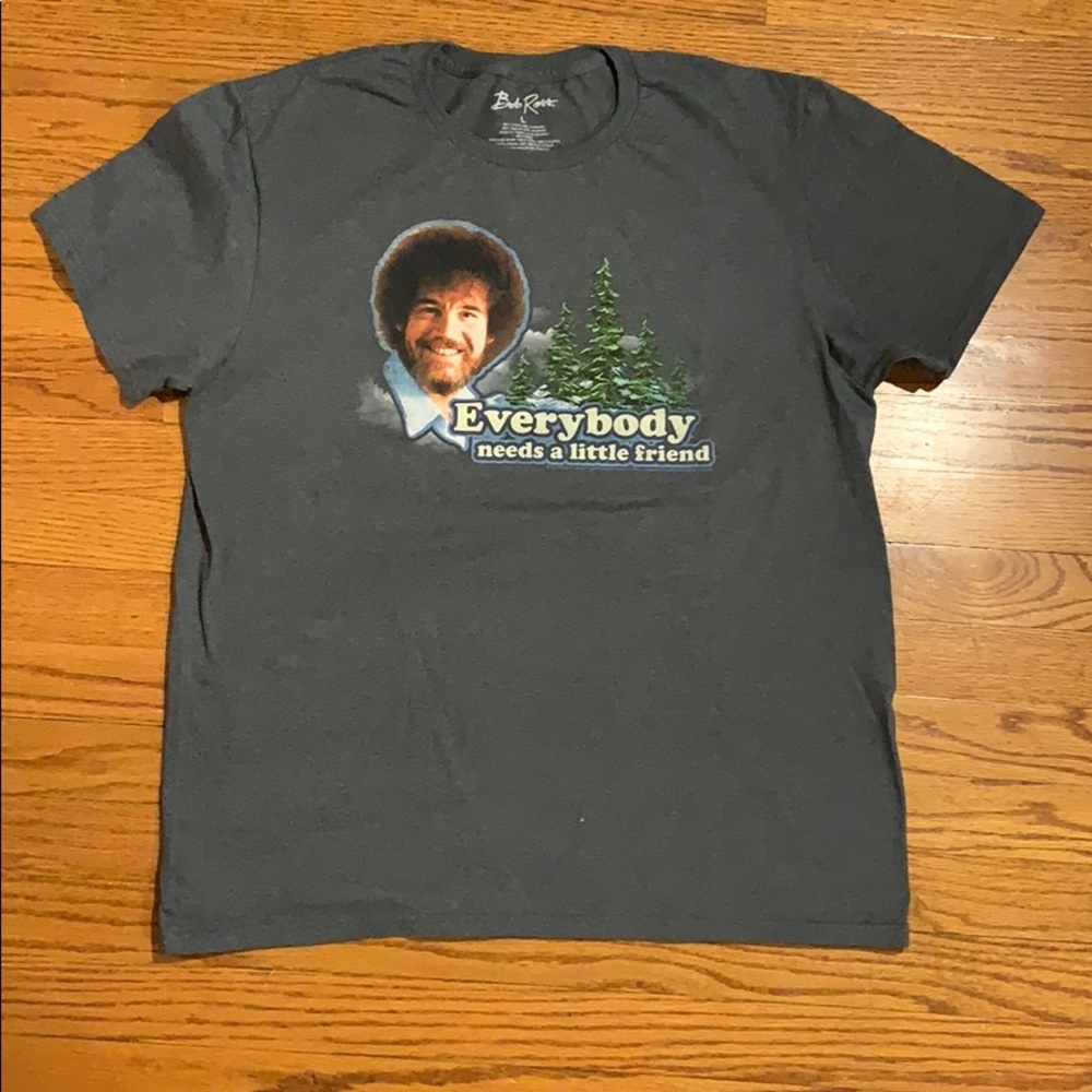 Bob Ross tee shirt. Size large. Great condition